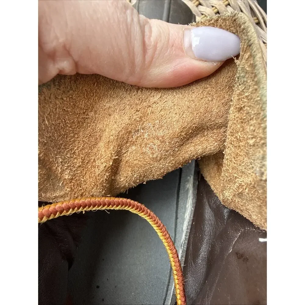 Bean Boots LL Bean Waterproof Duck Boots Womens Size 8 Made in USA Brown DM